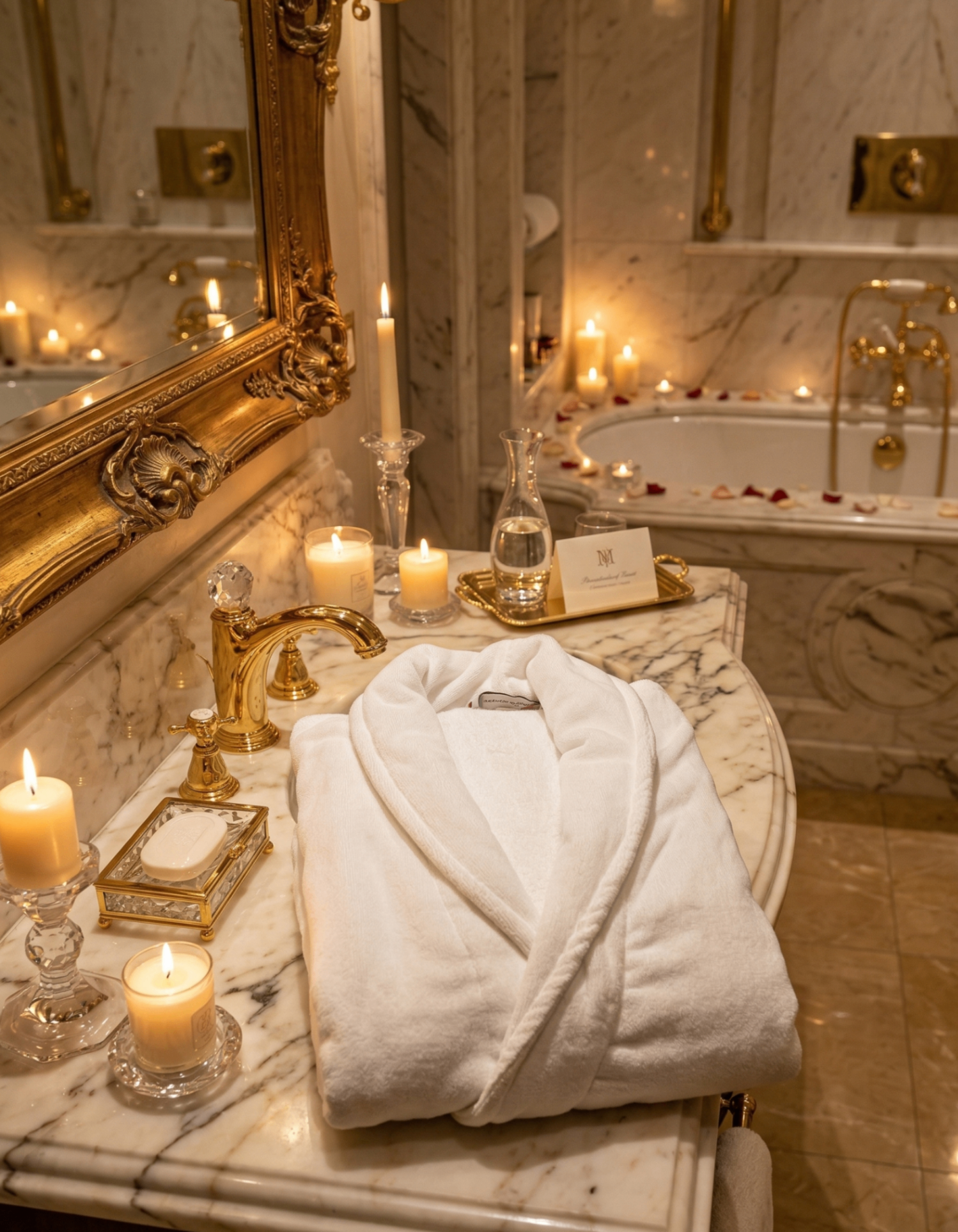 Signature White Bathrobe