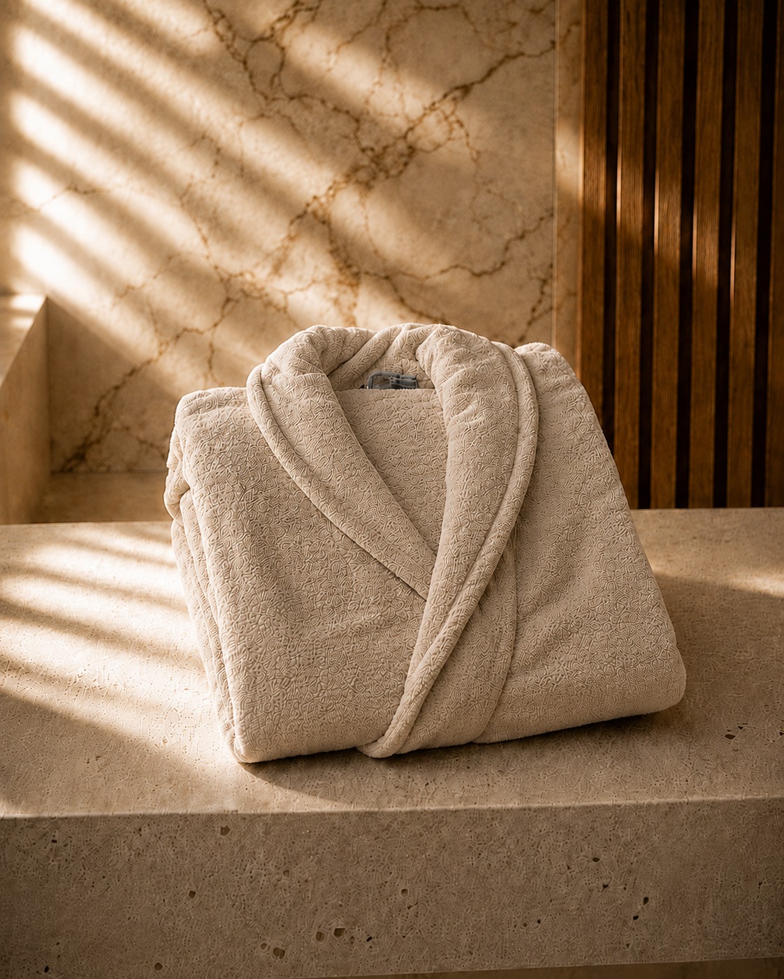 Sand Textured Bathrobe