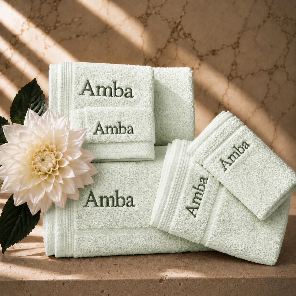 Mint Monogram Set